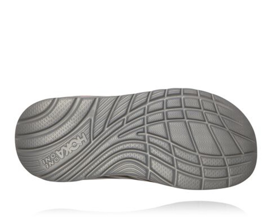Hoka One One Mens Sandals - ORA Recovery Flip - Red - ANQO47892